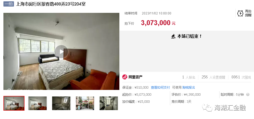 【法拍成交】2023年11月2日在淘宝网法拍平台一拍成交